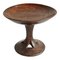 Vintage Naga Wood Pedestal Bowl Plate, Image 1