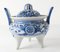 20th Century Japanese Blue and White Arita Style Incense Burner Censer, Image 5