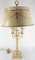 Late 20th Century Decorative Off White French Style Tole Table Lamp 4