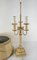 Late 20th Century Decorative Off White French Style Tole Table Lamp 9