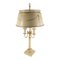 Late 20th Century Decorative Off White French Style Tole Table Lamp 1