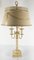 Late 20th Century Decorative Off White French Style Tole Table Lamp 6