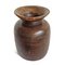 Vaso vintage rustico in legno intagliato, Immagine 2