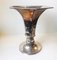 Vintage Scandinavian Art Deco Silver-Plated Hexagonal Floor Vase 8