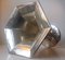 Vintage Scandinavian Art Deco Silver-Plated Hexagonal Floor Vase 6