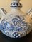 Vintage Italian Hand Painted Blue and White Faience Pottery Jug Vase 4