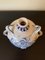 Vaso vintage in ceramica faience blu e bianco dipinto a mano, Italia, Immagine 7