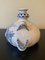 Vintage Italian Hand Painted Blue and White Faience Pottery Jug Vase 8