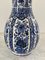 Delfts Blue and White Chinoiserie Porcelain Vase, Image 3