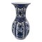 Delfts Blue and White Chinoiserie Porcelain Vase, Image 1