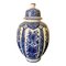 Delfts Blau-weißes Chinoiserie Porzellan Ingwerglas von Ardalt Blue Delfia 1