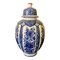 Delfts Blue and White Chinoiserie Porcelain Ginger Jar by Ardalt Blue Delfia 1