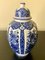 Delfts Blue and White Chinoiserie Porcelain Ginger Jar by Ardalt Blue Delfia, Image 4