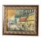 Escena de una calle de París, años 60, pintura sobre lienzo, enmarcado, Imagen 1