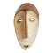 Máscara de madera simple Lega vintage, Imagen 1