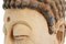 Antiker Buddha-Kopf aus Holz 2