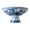 19th Century Chinese Underglaze Blue and White Pedestal Dish 1