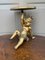 Baroque Neoclassical Italian Giltwood Putto Supporting a Wall Bracket Sconce Shelf, Image 3