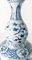 Vase Double Gourde Bleu et Blanc Chinoiserie, 20ème Siècle 9