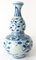 Vaso cinese doppia zucca blu e bianca, XX secolo, Immagine 3