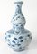 20th Century Chinese Chinoiserie Blue and White Double Gourd Vase 2