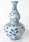 20th Century Chinese Chinoiserie Blue and White Double Gourd Vase, Image 2