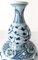 Vase Double Gourde Bleu et Blanc Chinoiserie, 20ème Siècle 8