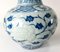 Vaso cinese doppia zucca blu e bianca, XX secolo, Immagine 10