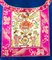 Panel chino bordado de seda fina del siglo XIX con puntada prohibida, Imagen 2