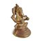 Figura de Ganesha vintage pequeña de latón, Imagen 2