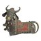 Antique Brass Nandi Bull India 1
