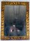 Espejo italiano barroco de nogal con chapa de hojas enrolladas, Imagen 9