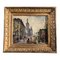 Louis Dali, Pariser Straßenszene, 1950er, Gemälde auf Leinwand, gerahmt 1