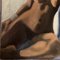 African American Female Nude, 1950s, Painting on Canvas, Framed 3