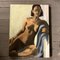 African American Female Nude, 1950s, Painting on Canvas, Framed 8