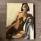 Desnudo de mujer afroamericana, años 50, pintura sobre lienzo, enmarcado, Imagen 8