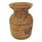 Vintage Mid 20th Century India Wood Pot, Image 1
