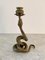 Candelabro serpiente vintage de latón, Imagen 3