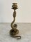 Vintage Brass Serpent Snake Candle Holder 2