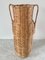 Vintage, 1980er, Boho Amphora Vase aus Korbgeflecht 3