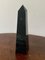 Neoclassical Marble Black and Gray Obelisk 7