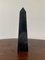 Neoclassical Marble Black and Gray Obelisk 11