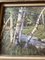 Paesaggio boschivo di ruscello con betulle, anni '70, dipinto su tela, Immagine 2