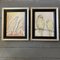 Perkins, Untitled, 1960s, Watercolor on Paper, Framed, Set of 2 6