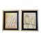 Perkins, Untitled, 1960s, Watercolor on Paper, Framed, Set of 2 1