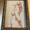 Desnudo femenino, años 70, Lápiz, Enmarcado, Imagen 2