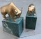 Bull & Bear Market Bookends on Marble, 1980s, Set of 2 5