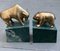 Bull & Bear Market Buchstützen aus Marmor, 1980er, 2er Set 4
