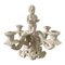 Italian Neoclassical White Porcelain Four-Arm Candelabra with Putti 1