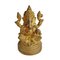 Estatua de Ganesha antigua pequeña de latón, Imagen 4